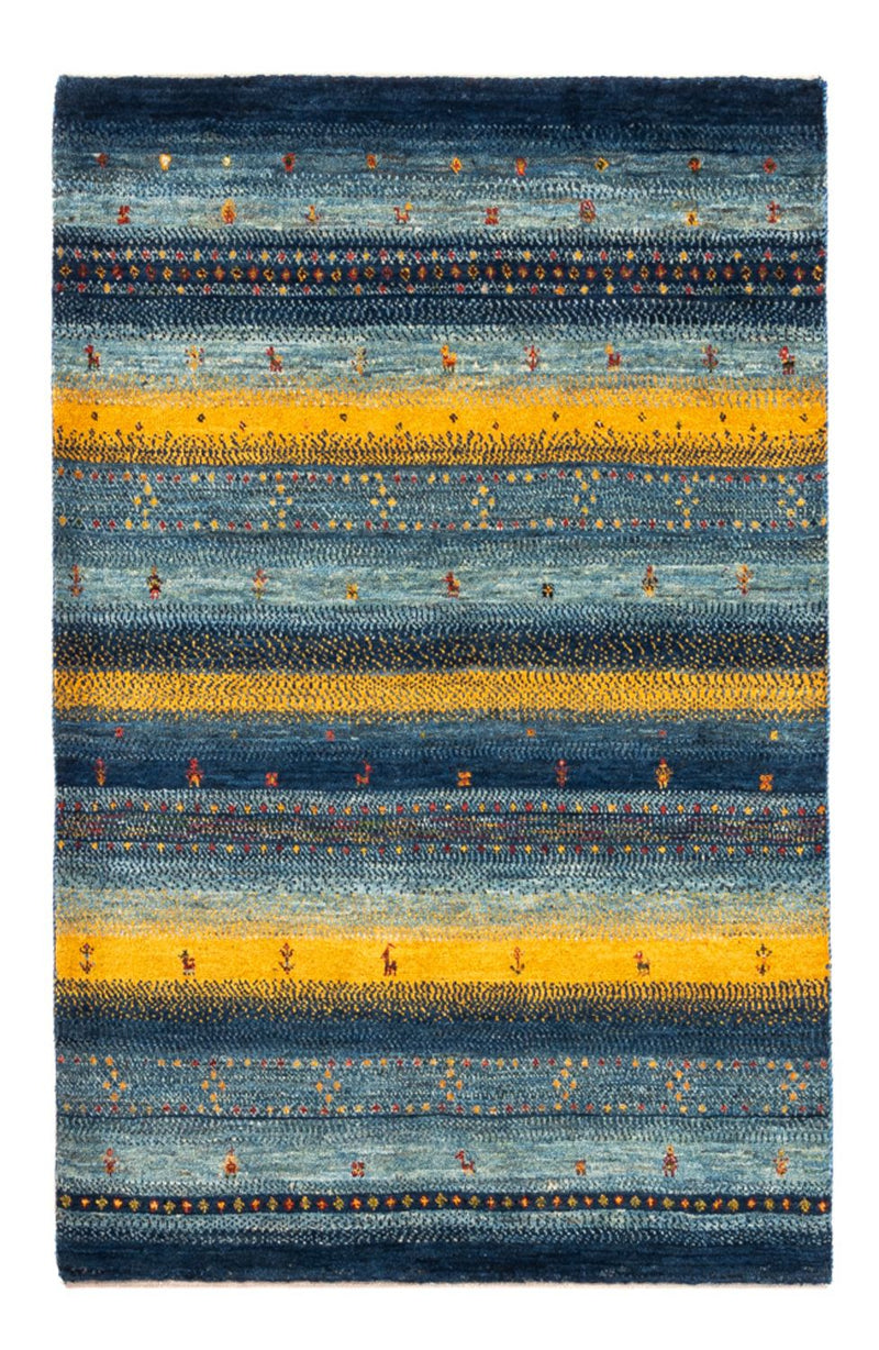 Gabbeh Teppich - Loribaft Perser - Royal - 130 x 88 cm - mehrfarbig