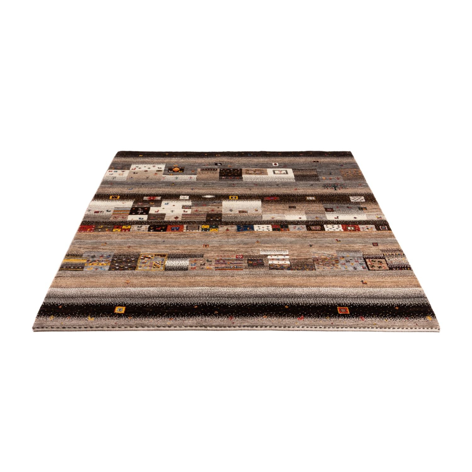 Gabbeh Teppich - Loribaft Perser - Royal - 202 x 153 cm - mehrfarbig
