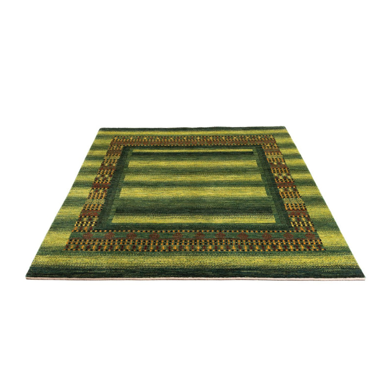 Gabbeh Teppich - Loribaft Perser - Royal - 216 x 157 cm - grün