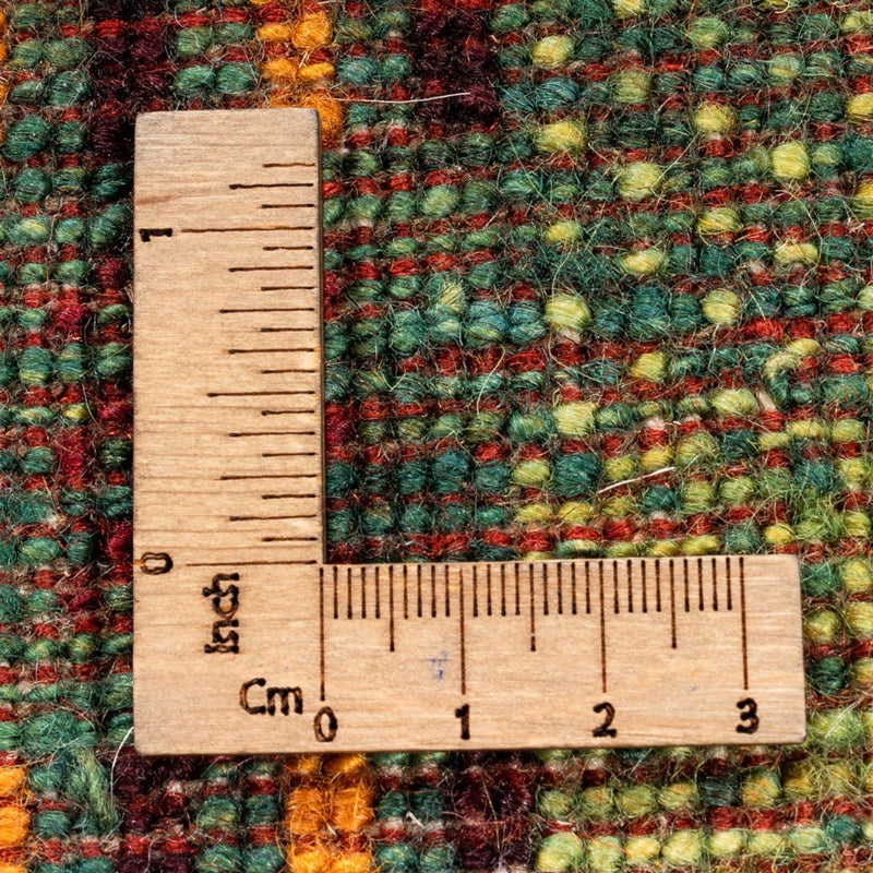 Gabbeh Teppich - Loribaft Perser - Royal - 216 x 157 cm - grün