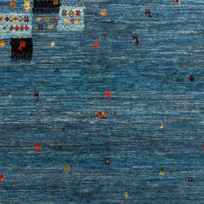 Gabbeh Teppich - Loribaft Perser - Royal - 199 x 154 cm - blau