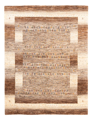 Gabbeh Teppich - Loribaft Perser - 202 x 156 cm - natur
