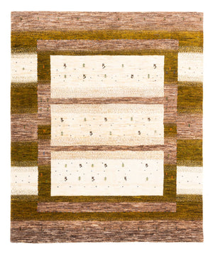 Gabbeh Teppich - Loribaft Perser - 205 x 171 cm - natur