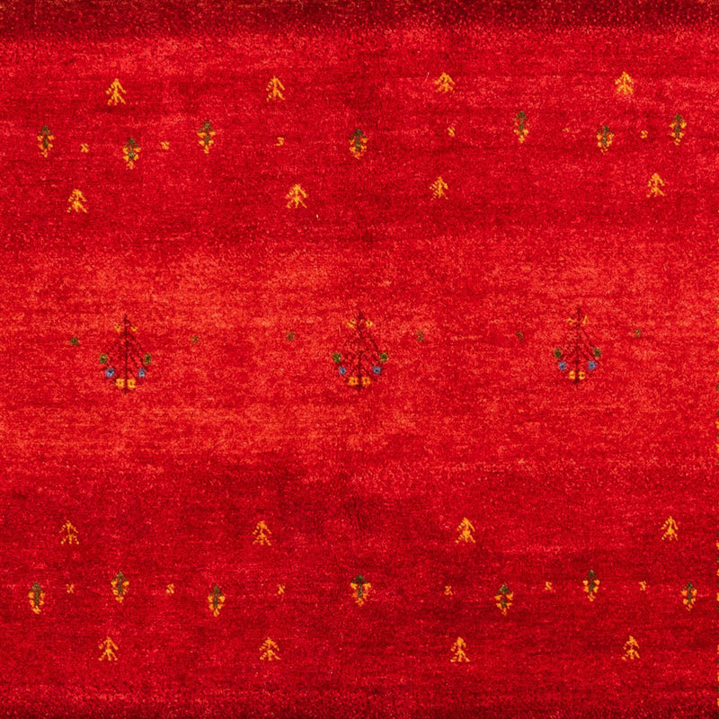 Gabbeh Teppich - Loribaft Perser - 206 x 156 cm - rot