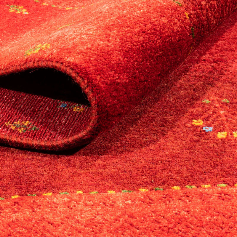 Gabbeh Teppich - Loribaft Perser - 206 x 156 cm - rot