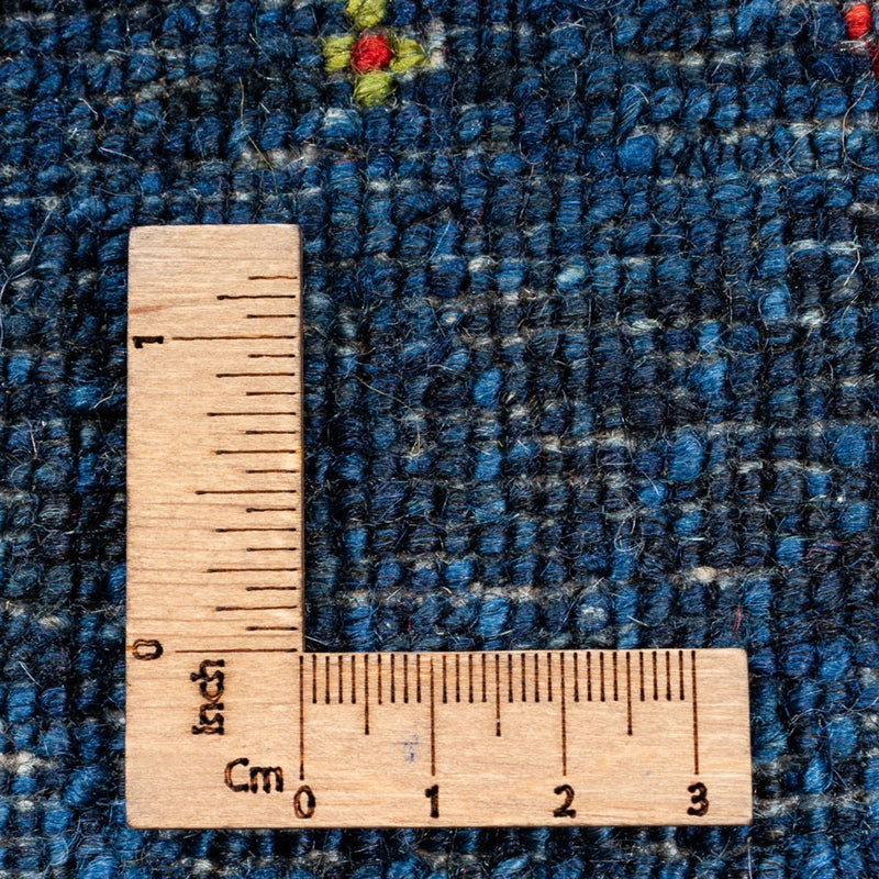 Gabbeh Teppich - Loribaft Perser - 209 x 160 cm - blau