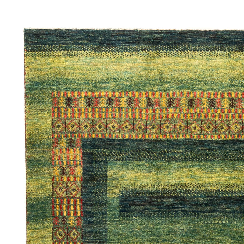 Gabbeh Teppich - Loribaft Perser - Royal - 208 x 163 cm - grün