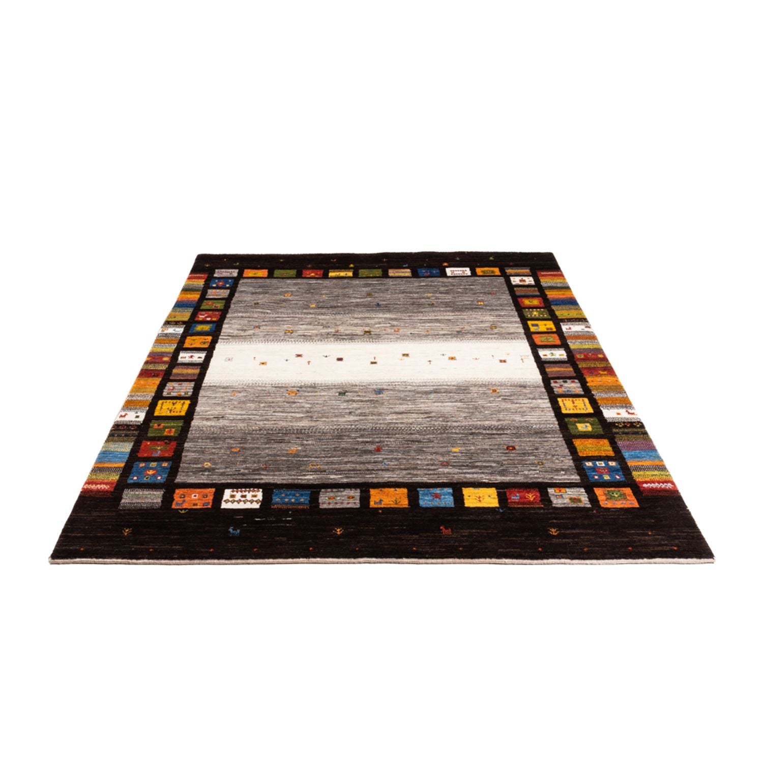 Gabbeh Teppich - Loribaft Perser - Royal - 215 x 159 cm - mehrfarbig