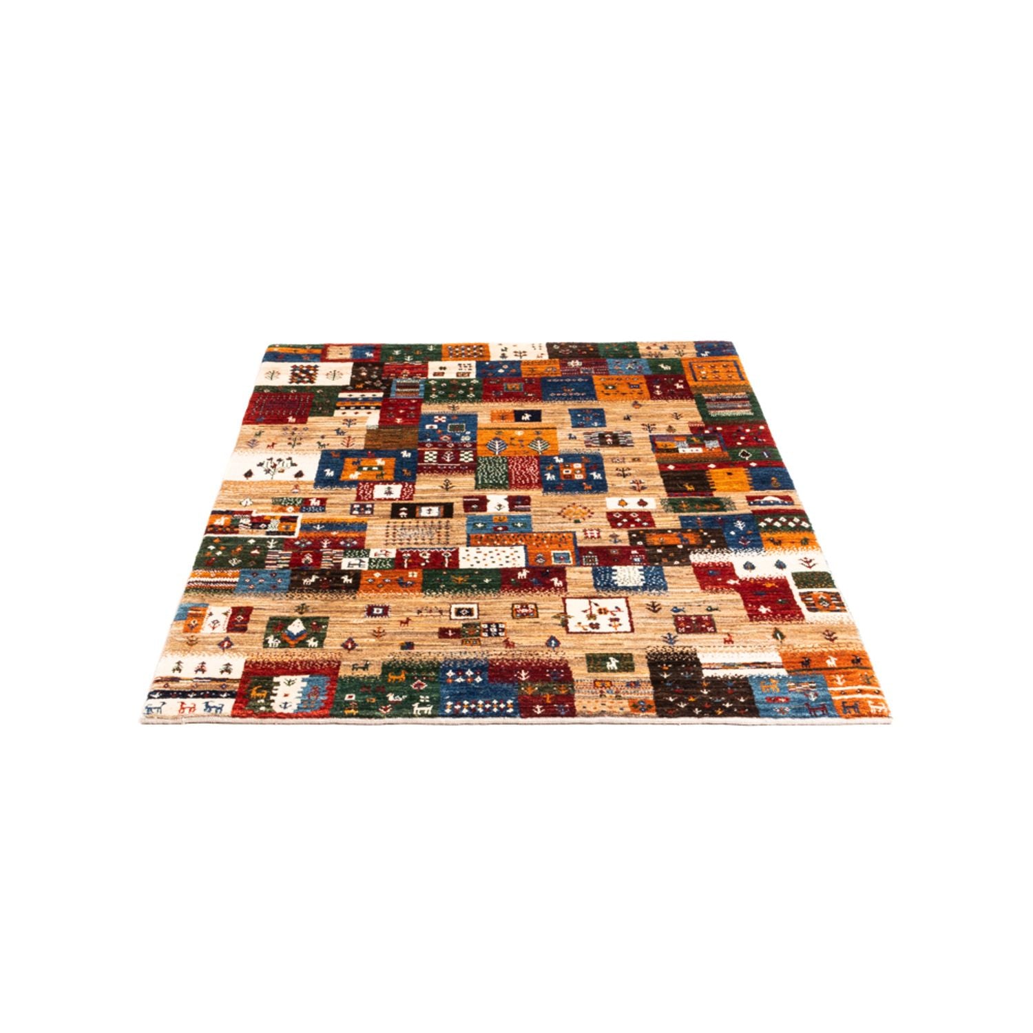 Gabbeh Teppich - Loribaft Perser - Royal - 140 x 100 cm - mehrfarbig