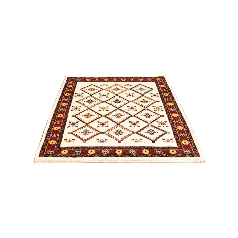 Gabbeh Teppich - Perser - 155 x 114 cm - creme