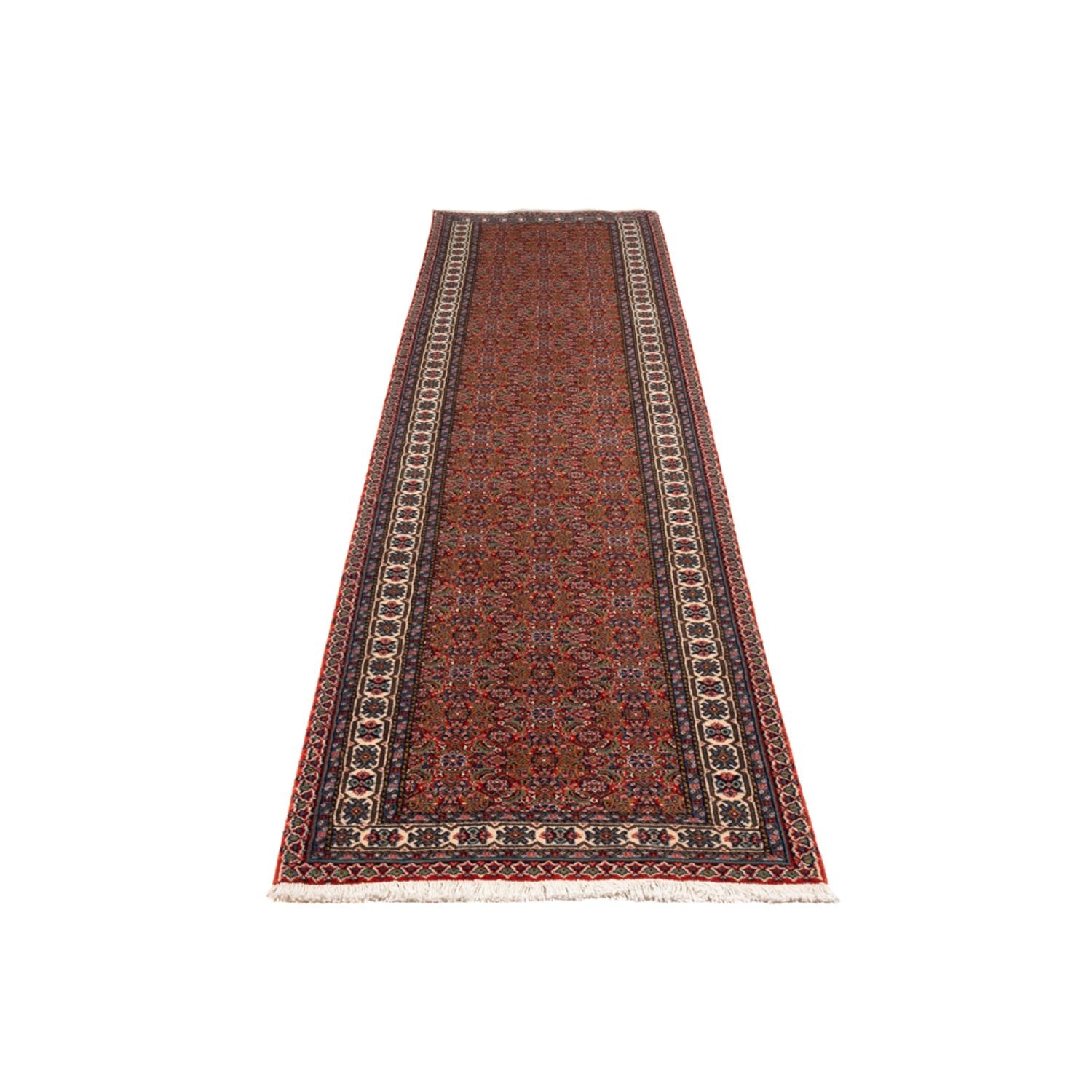 Läufer Perser - Täbriz - 330 x 70 cm - rot