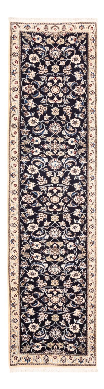 Läufer Perser - Nain - 281 x 72 cm - dunkelblau