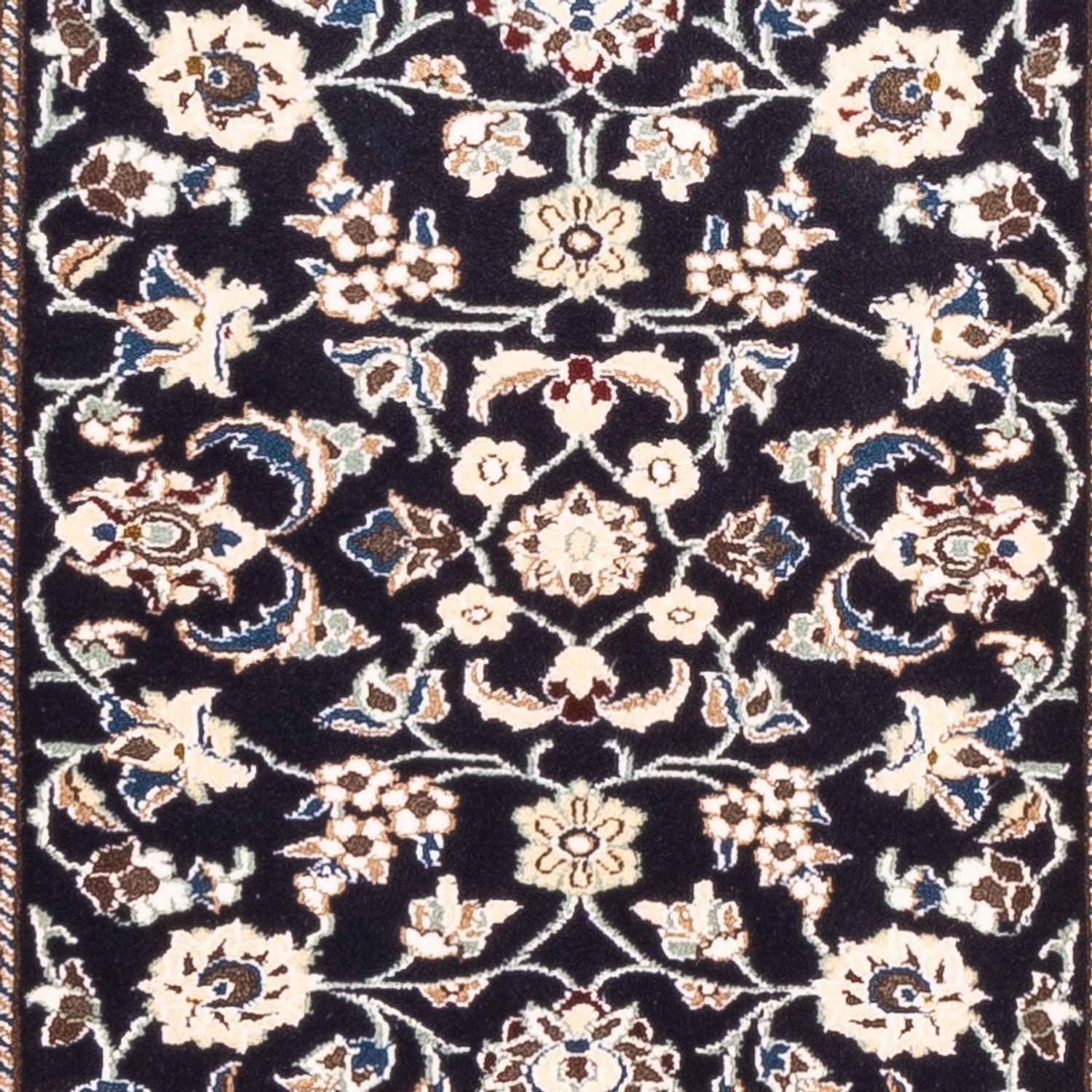 Läufer Perser - Nain - 281 x 72 cm - dunkelblau