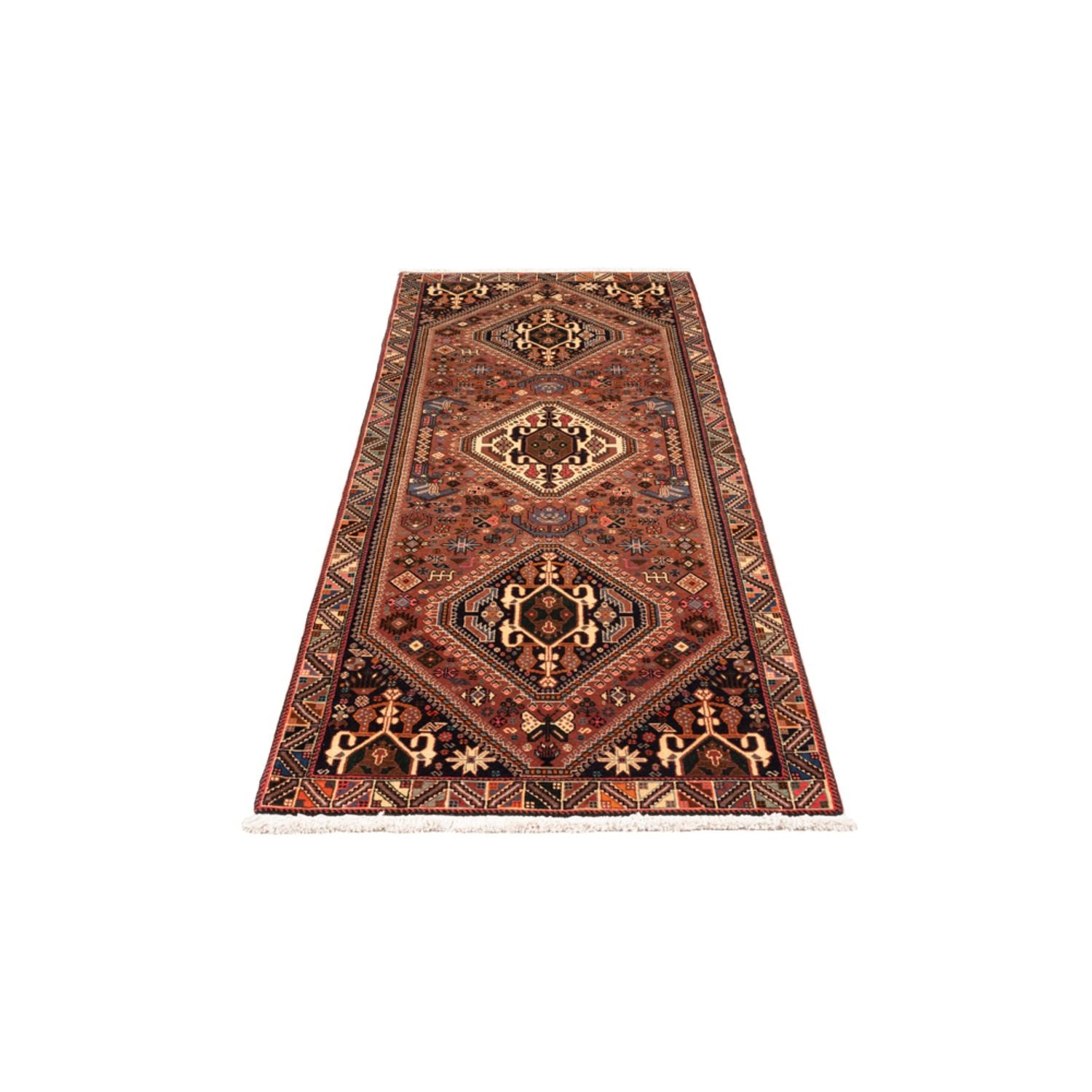 Läufer Perser - Nomadic - 240 x 80 cm - braun