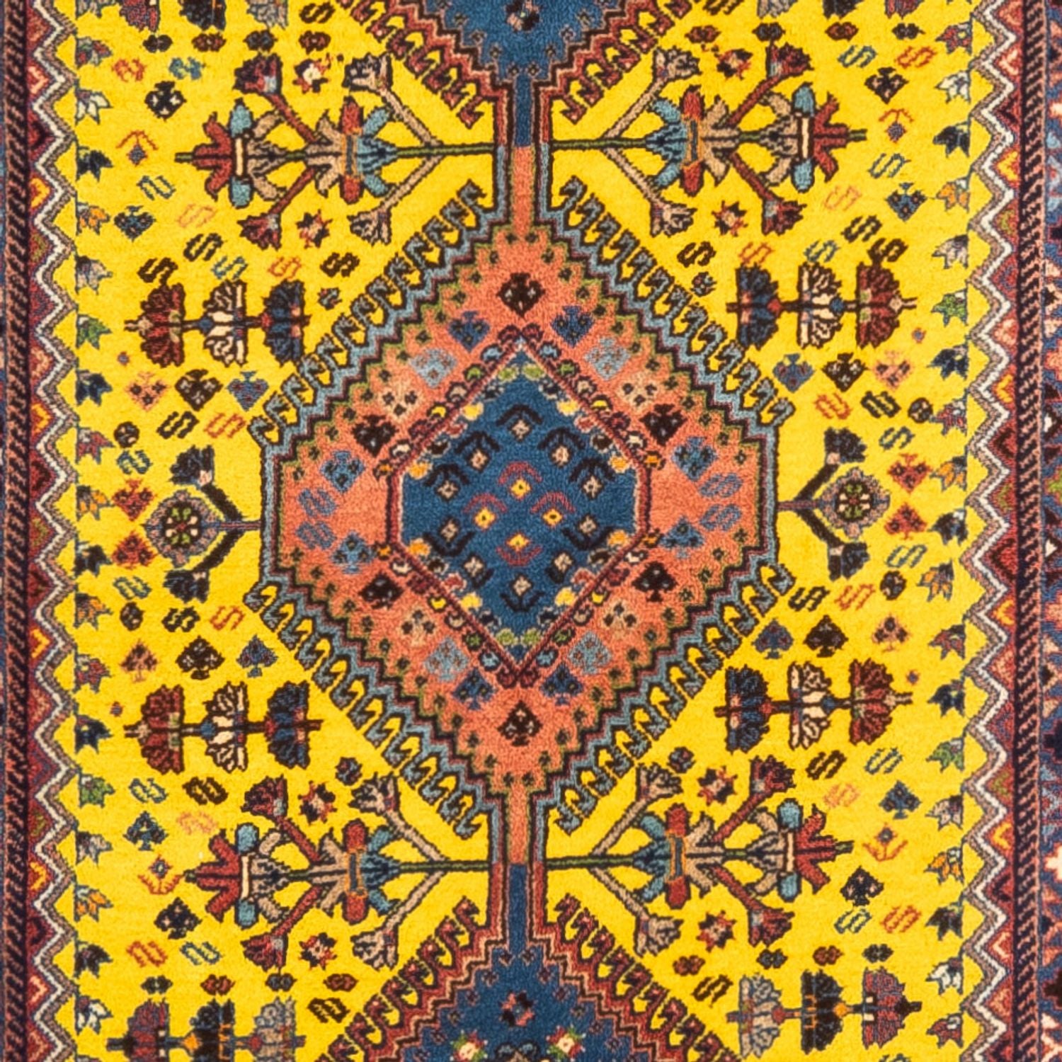 Läufer Perser - Nomadic - 287 x 80 cm - gelb