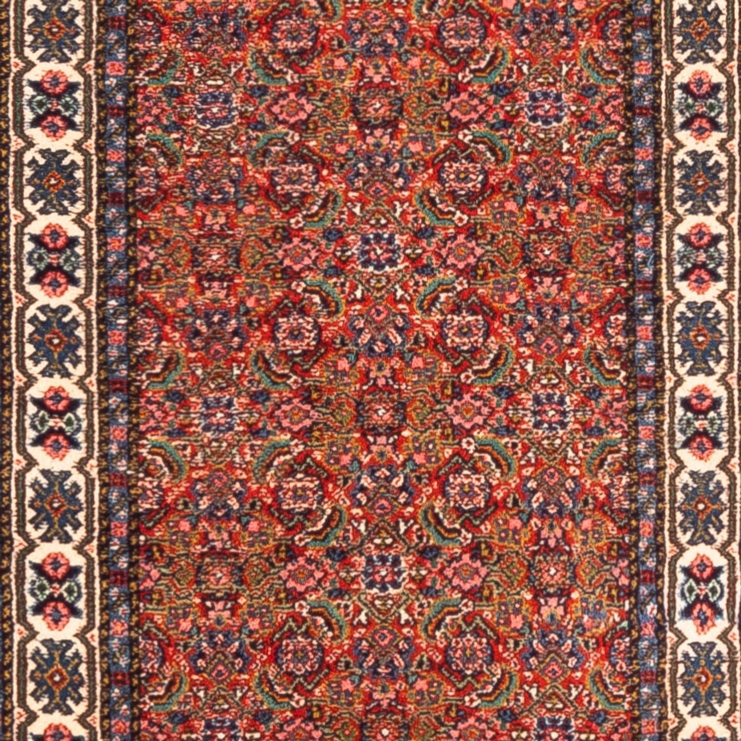 Läufer Perser - Täbriz - 330 x 70 cm - rot
