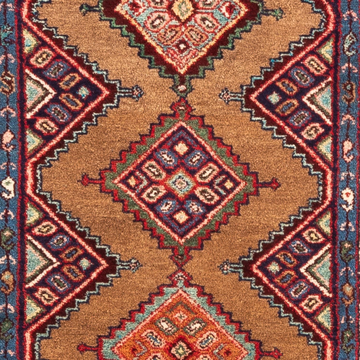 Läufer Perser - Nomadic - 298 x 86 cm - braun