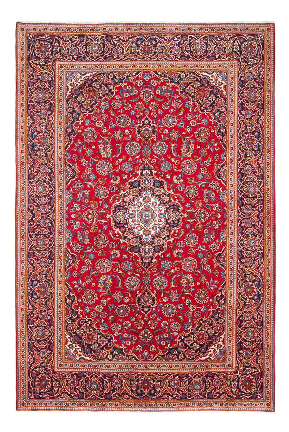 Perserteppich - Keshan - 300 x 197 cm - rot