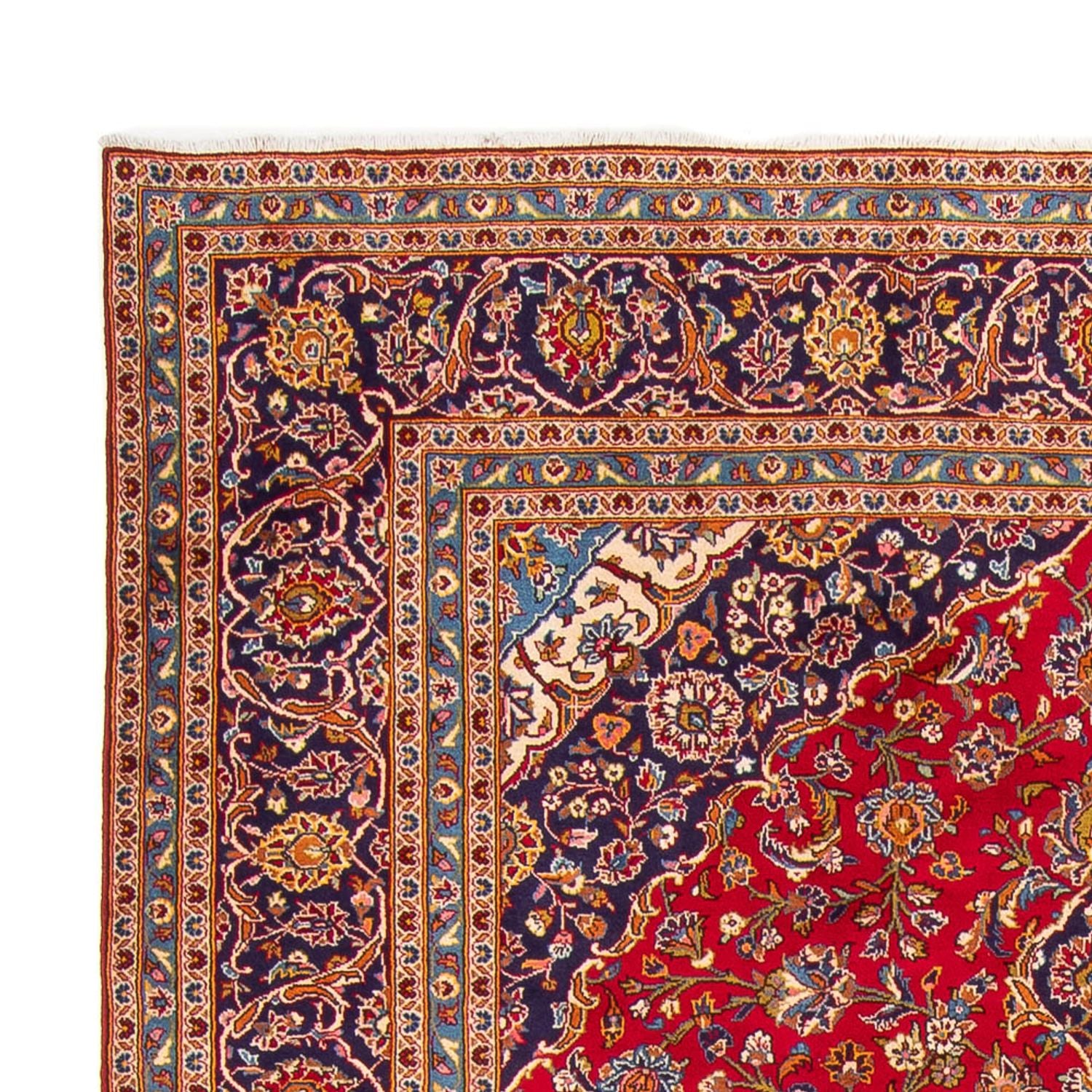 Perserteppich - Keshan - 343 x 242 cm - rot