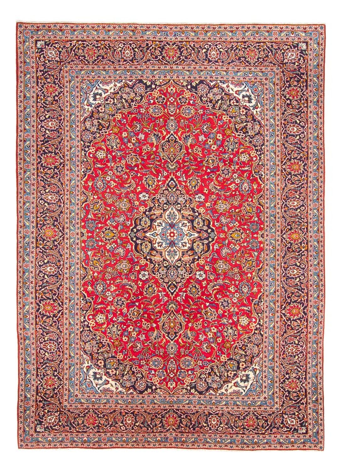 Perserteppich - Keshan - 343 x 247 cm - rot