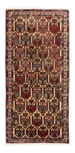Perserteppich - Nomadic - 165 x 75 cm - mehrfarbig
