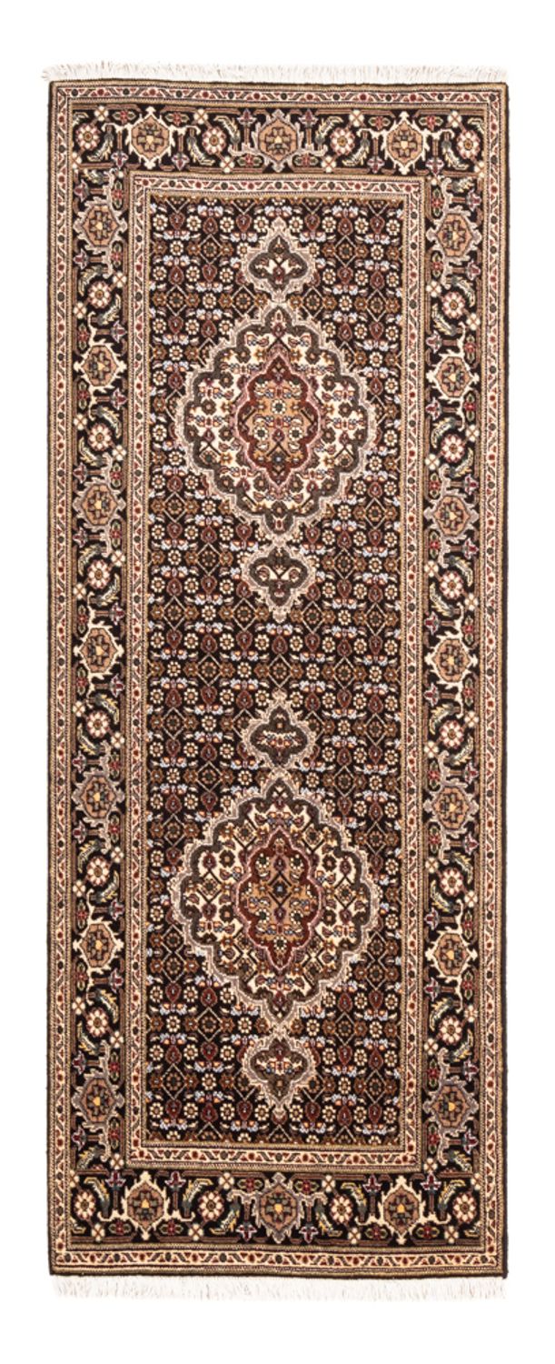 Läufer Perser - Täbriz - Royal - 196 x 75 cm - dunkelblau