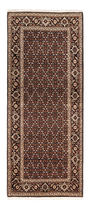 Läufer Perser - Täbriz - Royal - 196 x 80 cm - dunkelblau