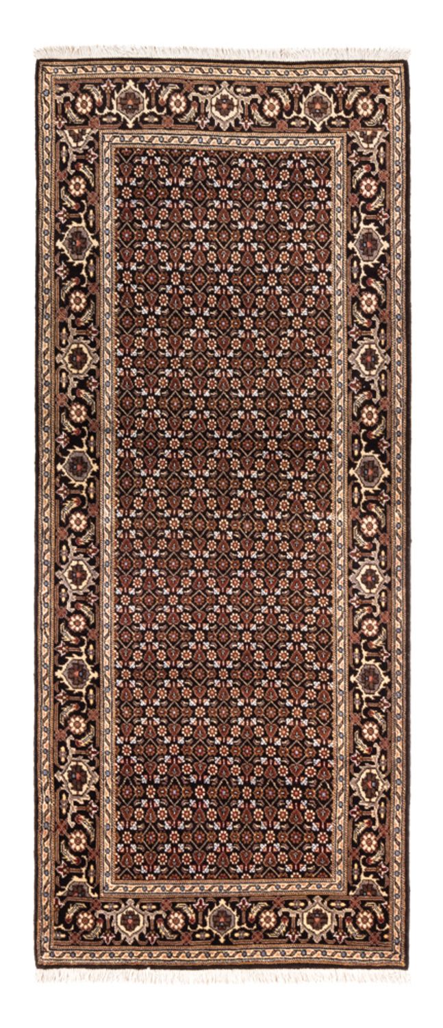 Läufer Perser - Täbriz - Royal - 196 x 80 cm - dunkelblau