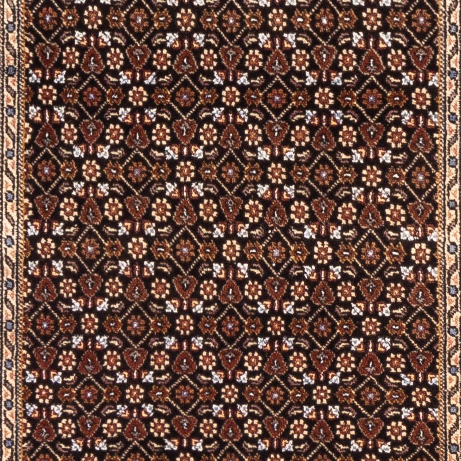 Läufer Perser - Täbriz - Royal - 196 x 80 cm - dunkelblau