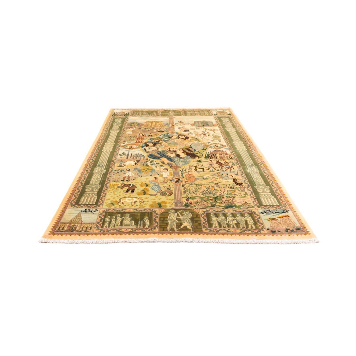 Perserteppich - Täbriz - Royal - 263 x 175 cm - mehrfarbig