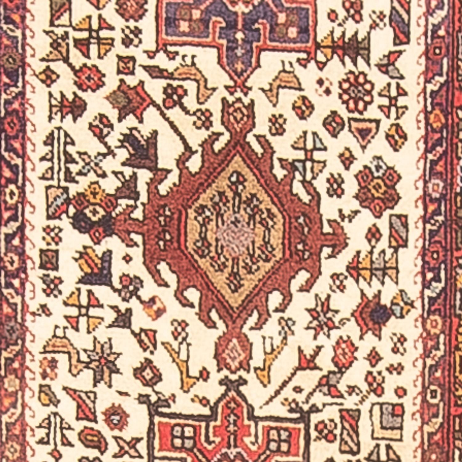 Läufer Perser - Nomadic - 388 x 77 cm - beige