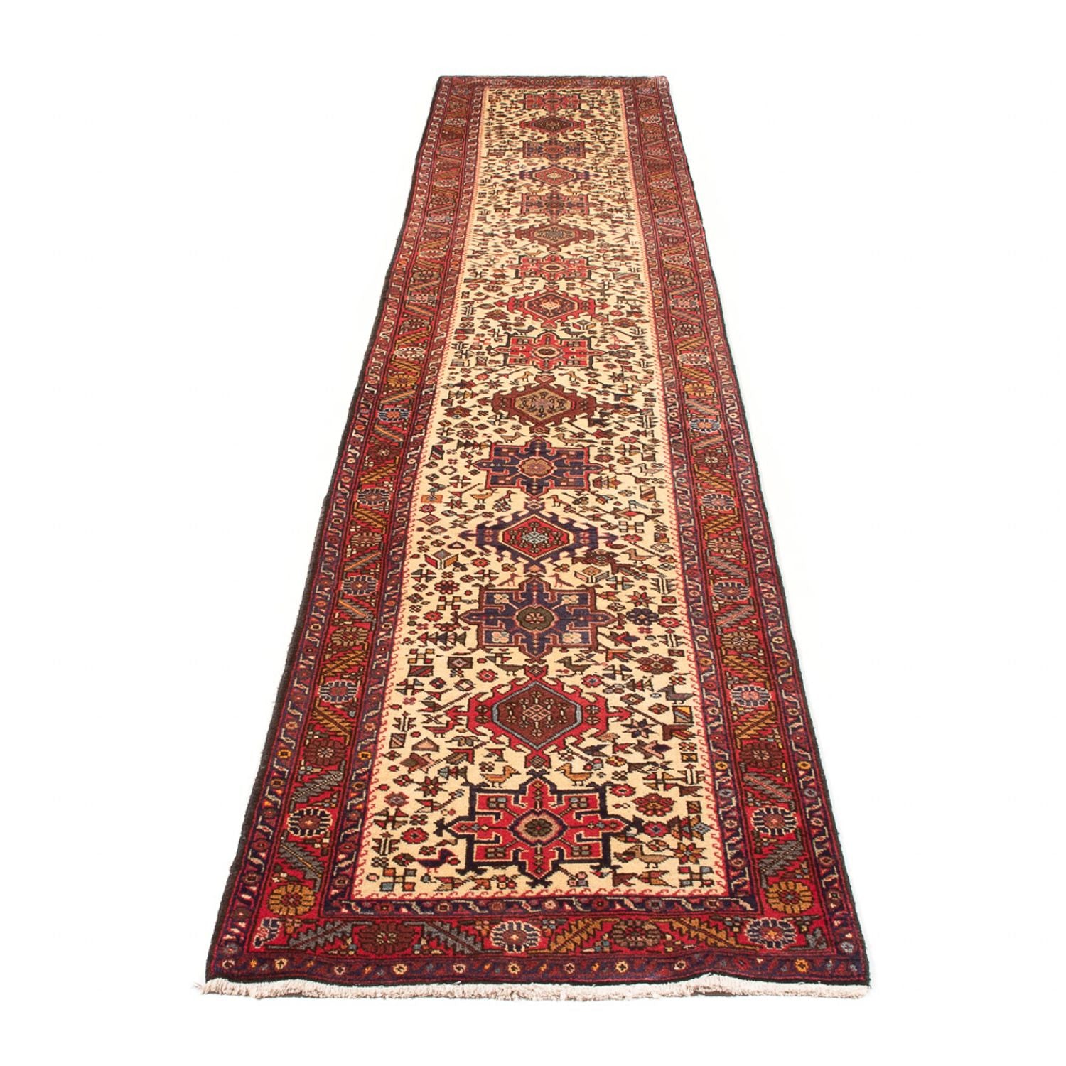 Läufer Perser - Nomadic - 388 x 77 cm - beige