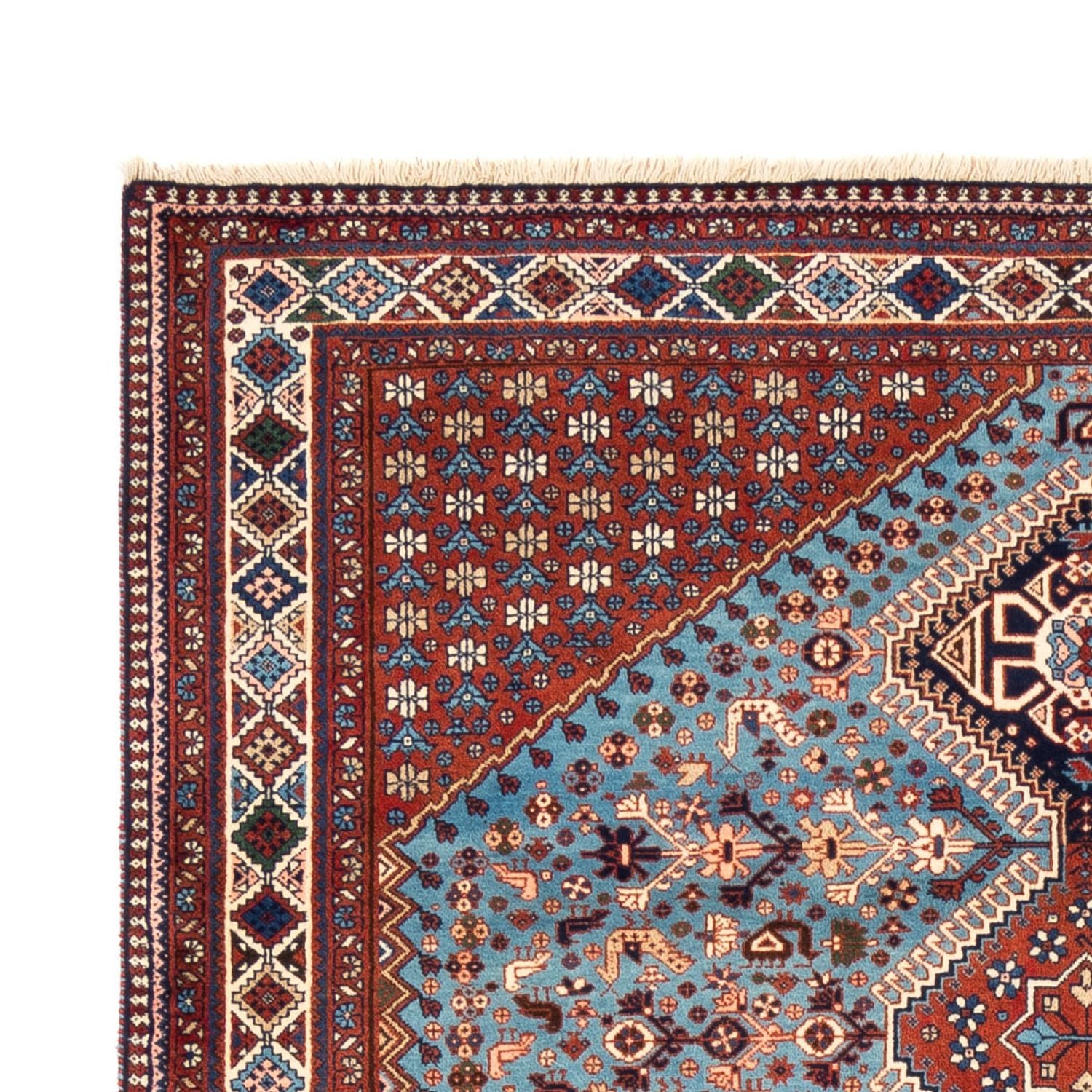 Perserteppich - Nomadic - 253 x 172 cm - hellblau