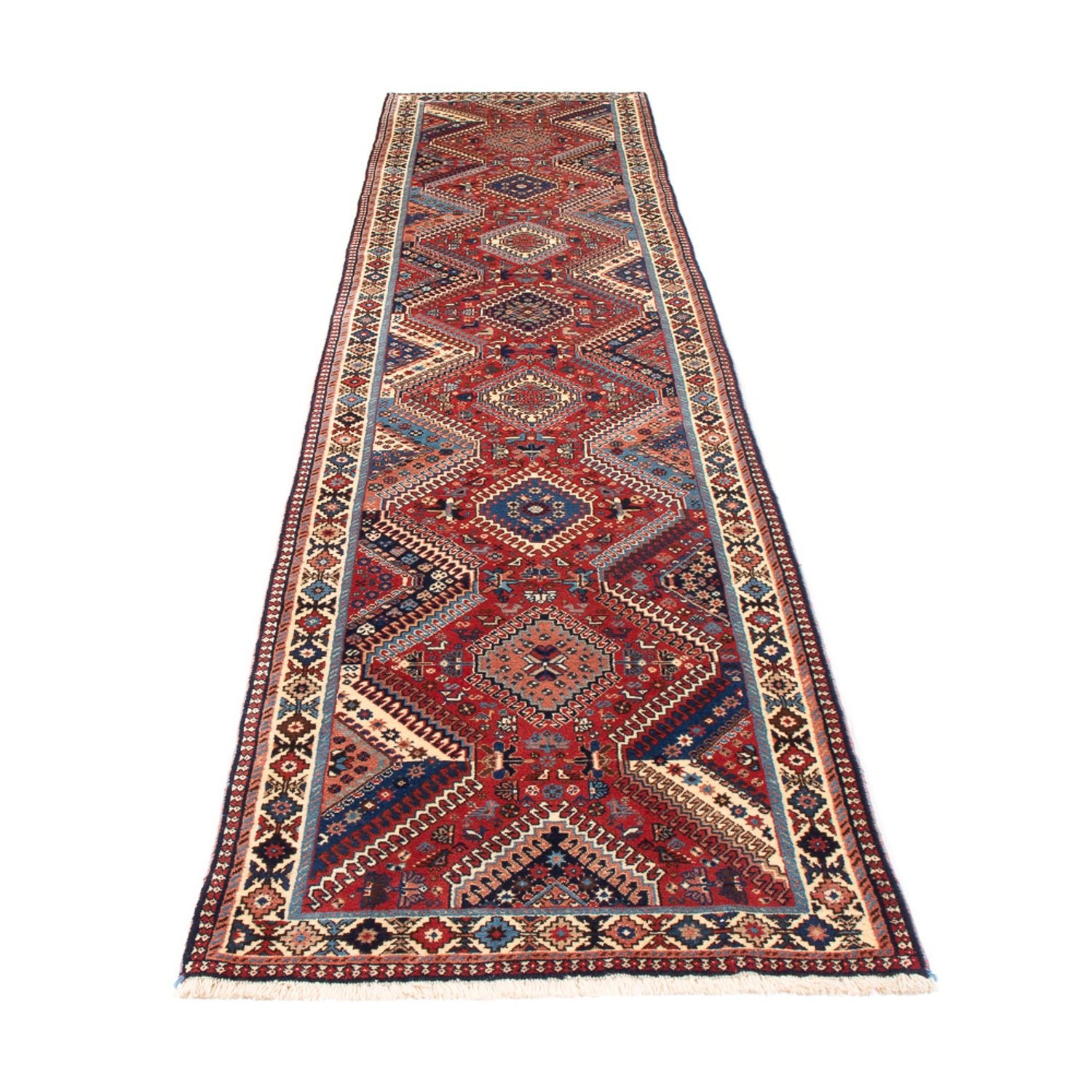 Läufer Perser - Nomadic - 387 x 80 cm - rot