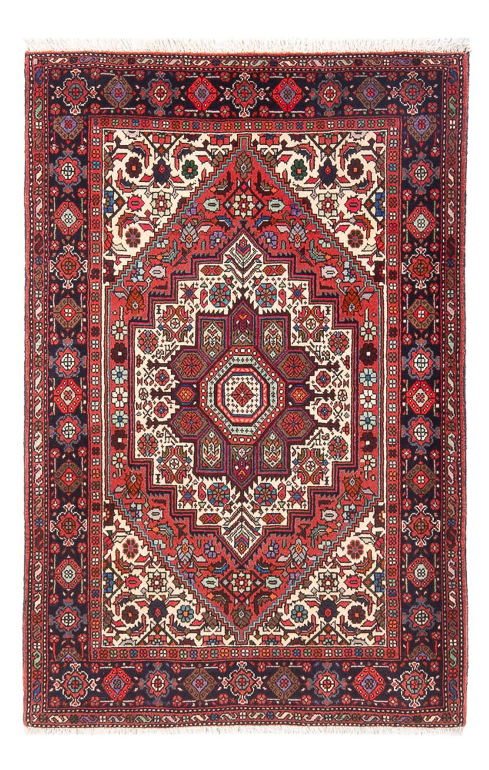 Perserteppich - Nomadic - 134 x 68 cm - hellrot