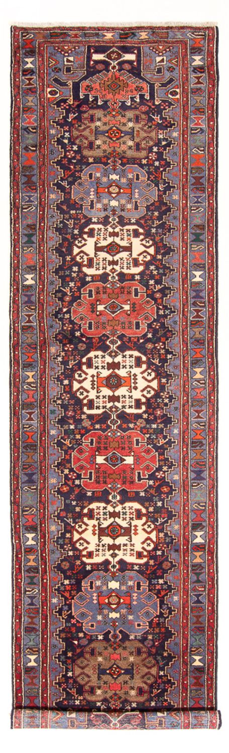 Läufer Perser - Nomadic - 390 x 103 cm - dunkelblau