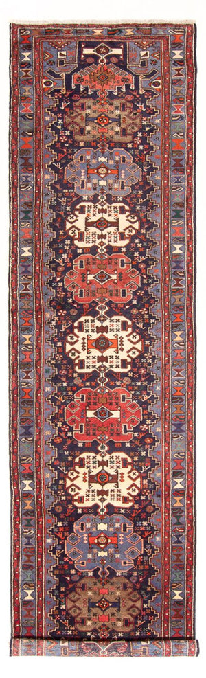 Läufer Perser - Nomadic - 390 x 103 cm - dunkelblau