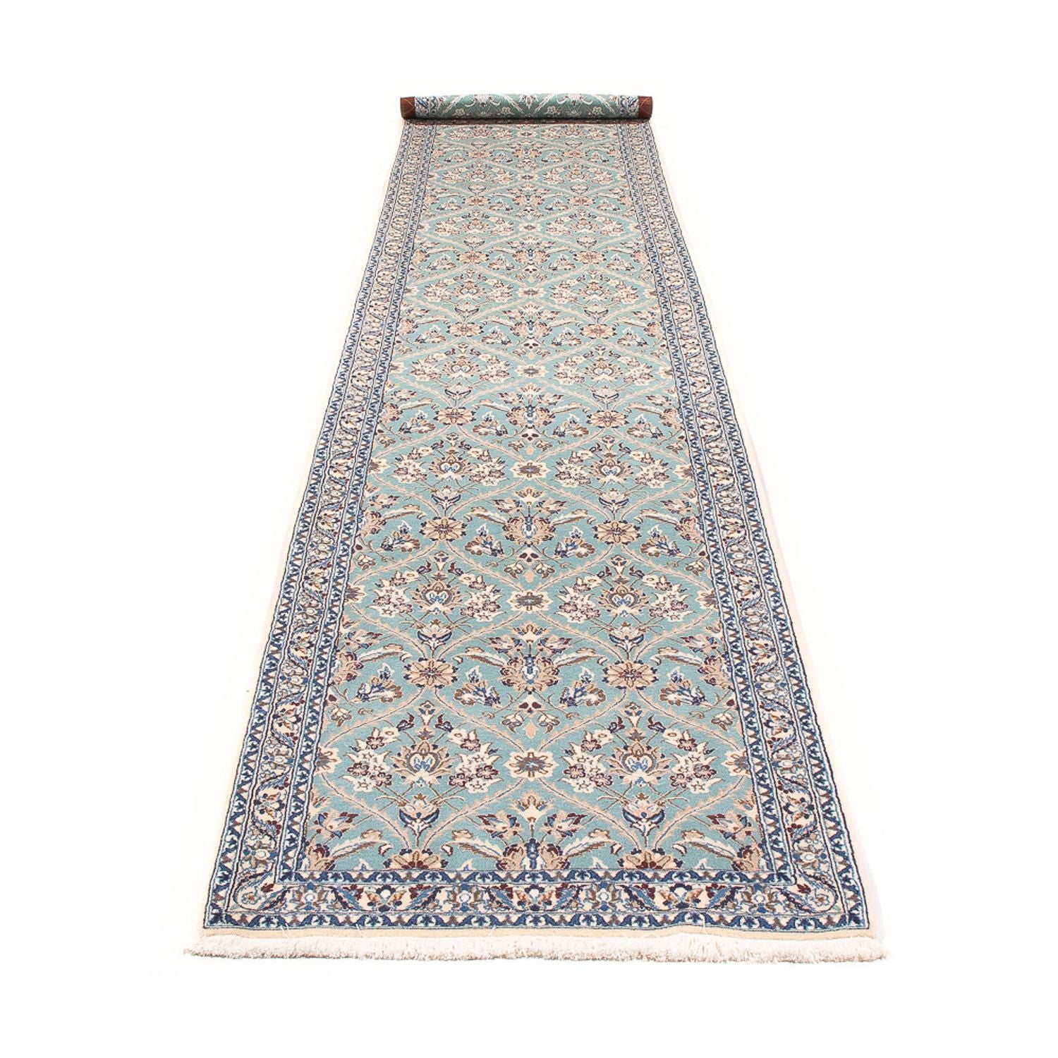Läufer Perser - Nain - Premium - 375 x 75 cm - beige