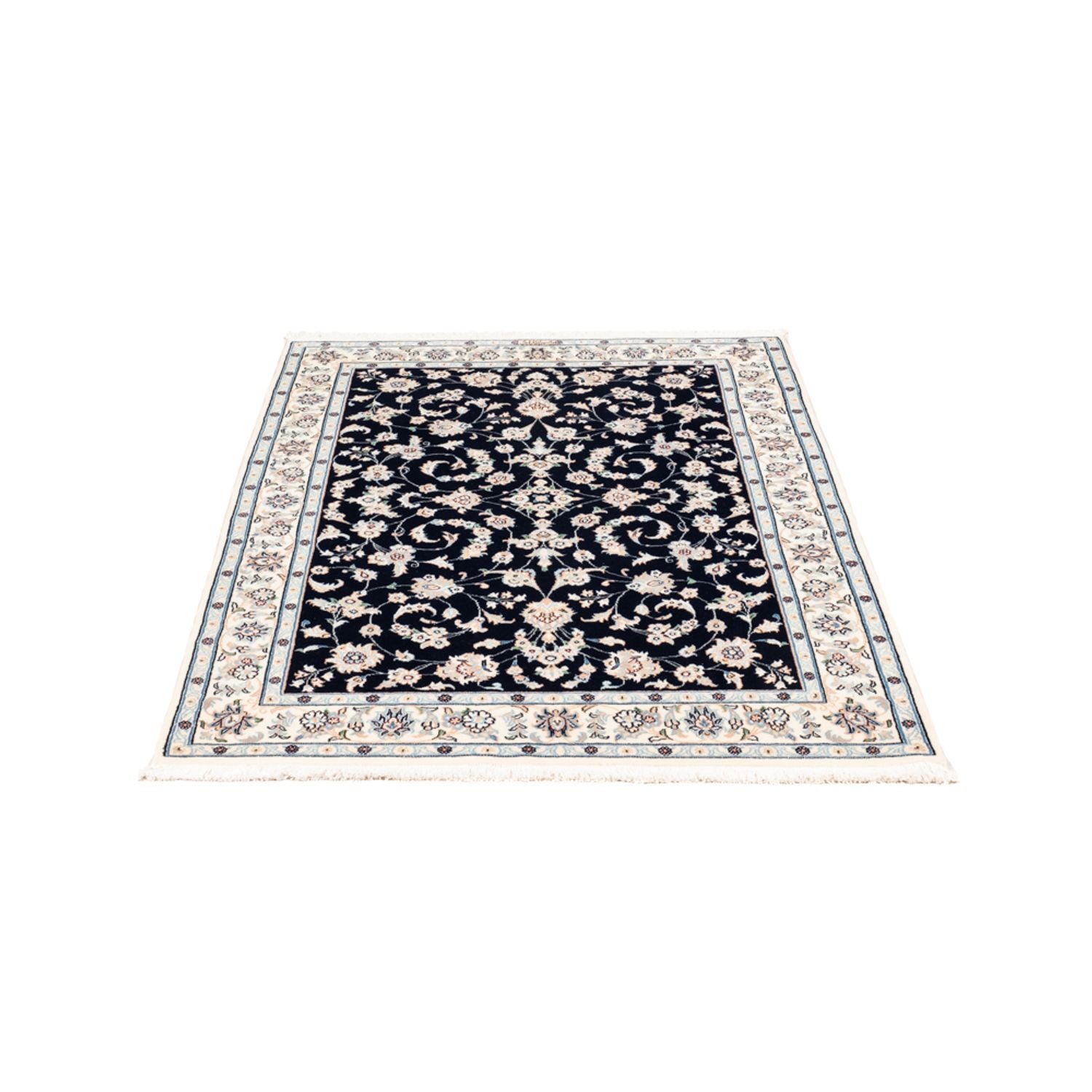 Perserteppich - Nain - Premium - 152 x 107 cm - dunkelblau