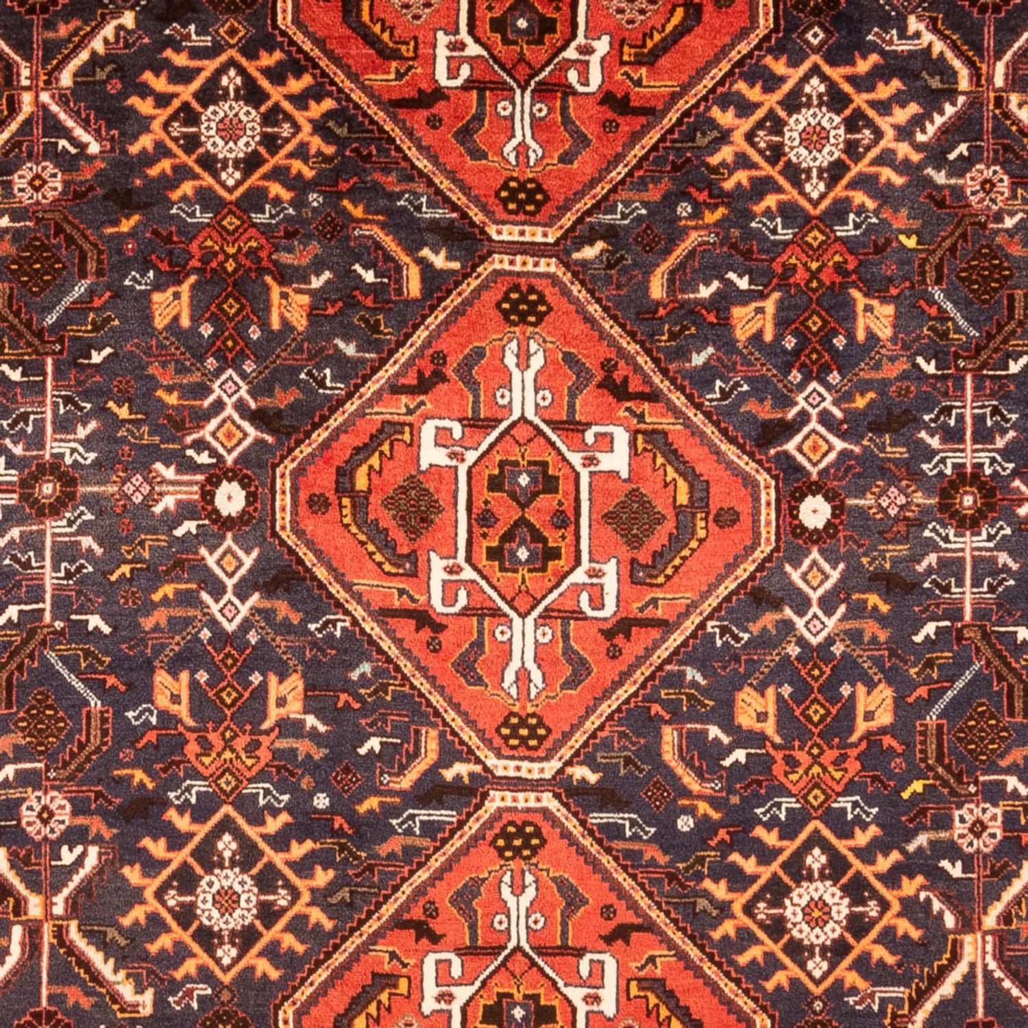 Perserteppich - Nomadic - 305 x 188 cm - dunkelrot
