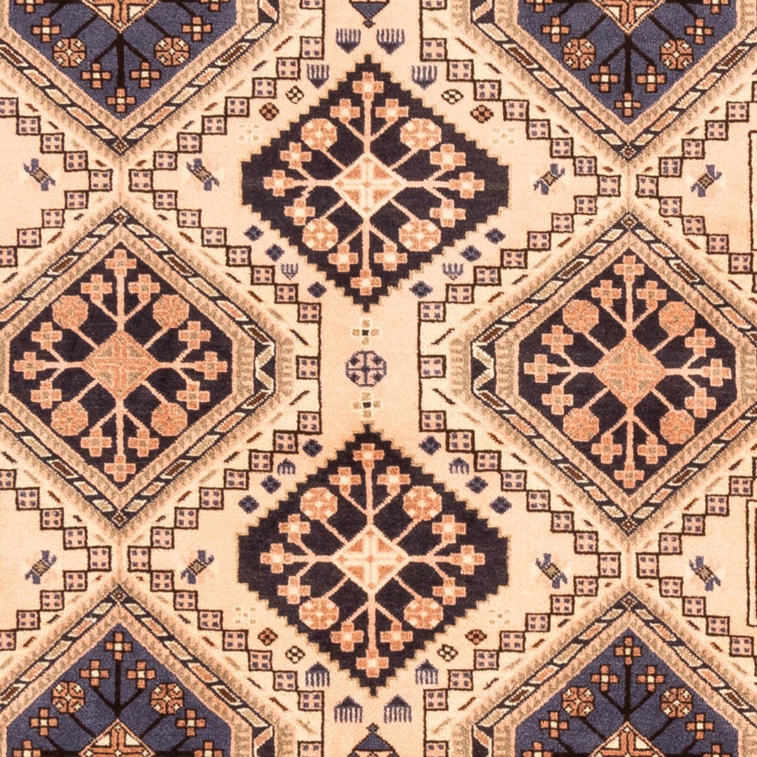 Perserteppich - Nomadic - 251 x 194 cm - hellbeige