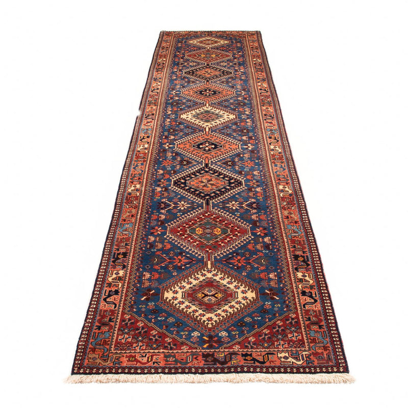 Läufer Perser - Nomadic - 392 x 82 cm - blau