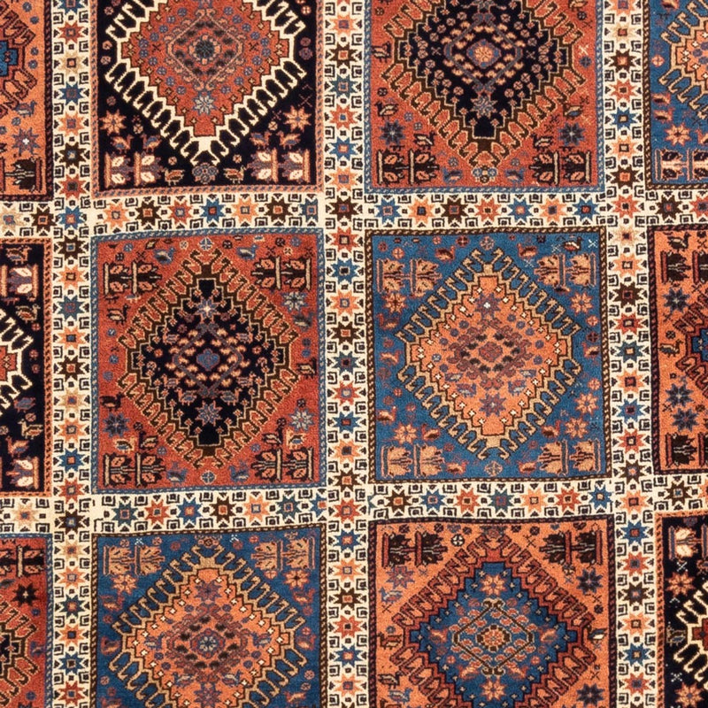 Perserteppich - Nomadic - 238 x 200 cm - dunkelrot