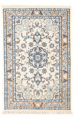 Perserteppich - Nain - Premium - 110 x 66 cm - creme