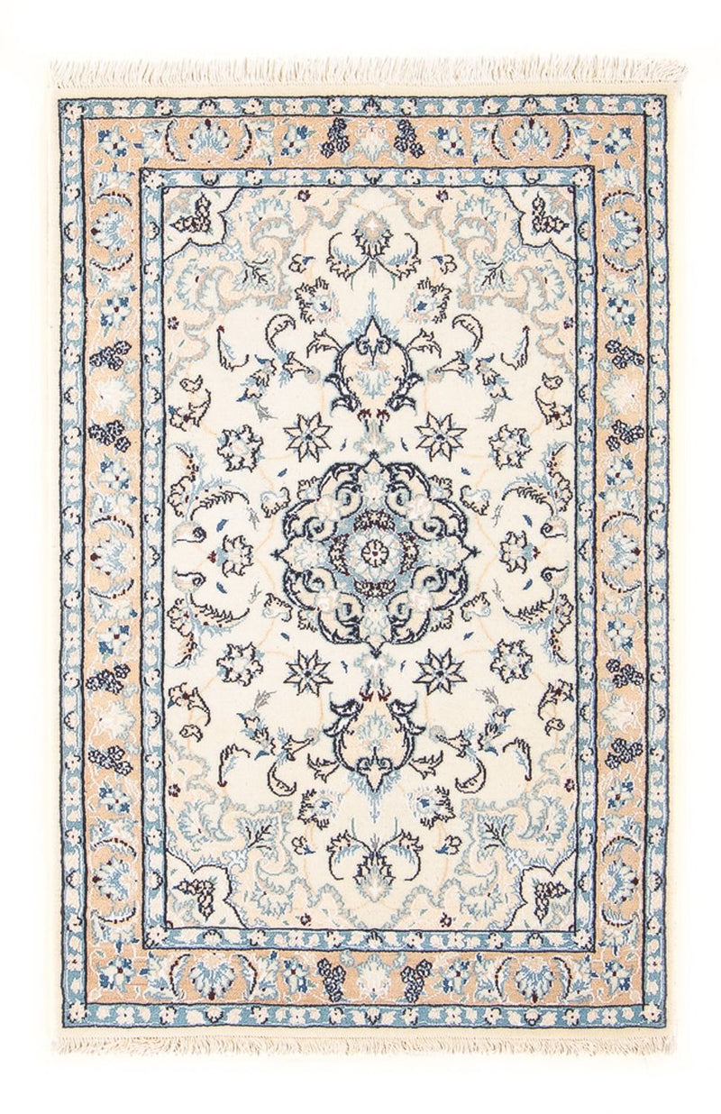 Perserteppich - Nain - Premium - 108 x 66 cm - creme