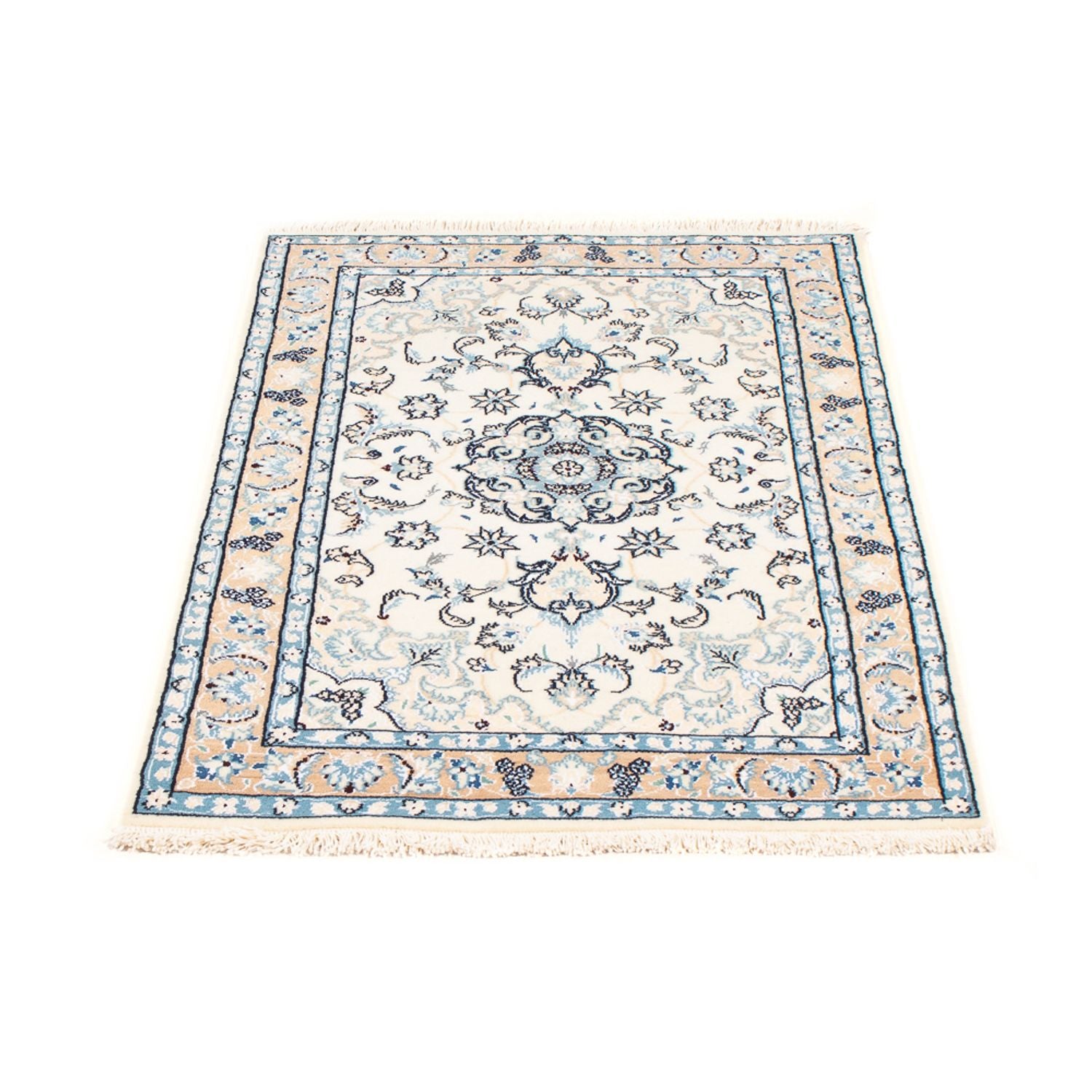 Perserteppich - Nain - Premium - 108 x 66 cm - creme
