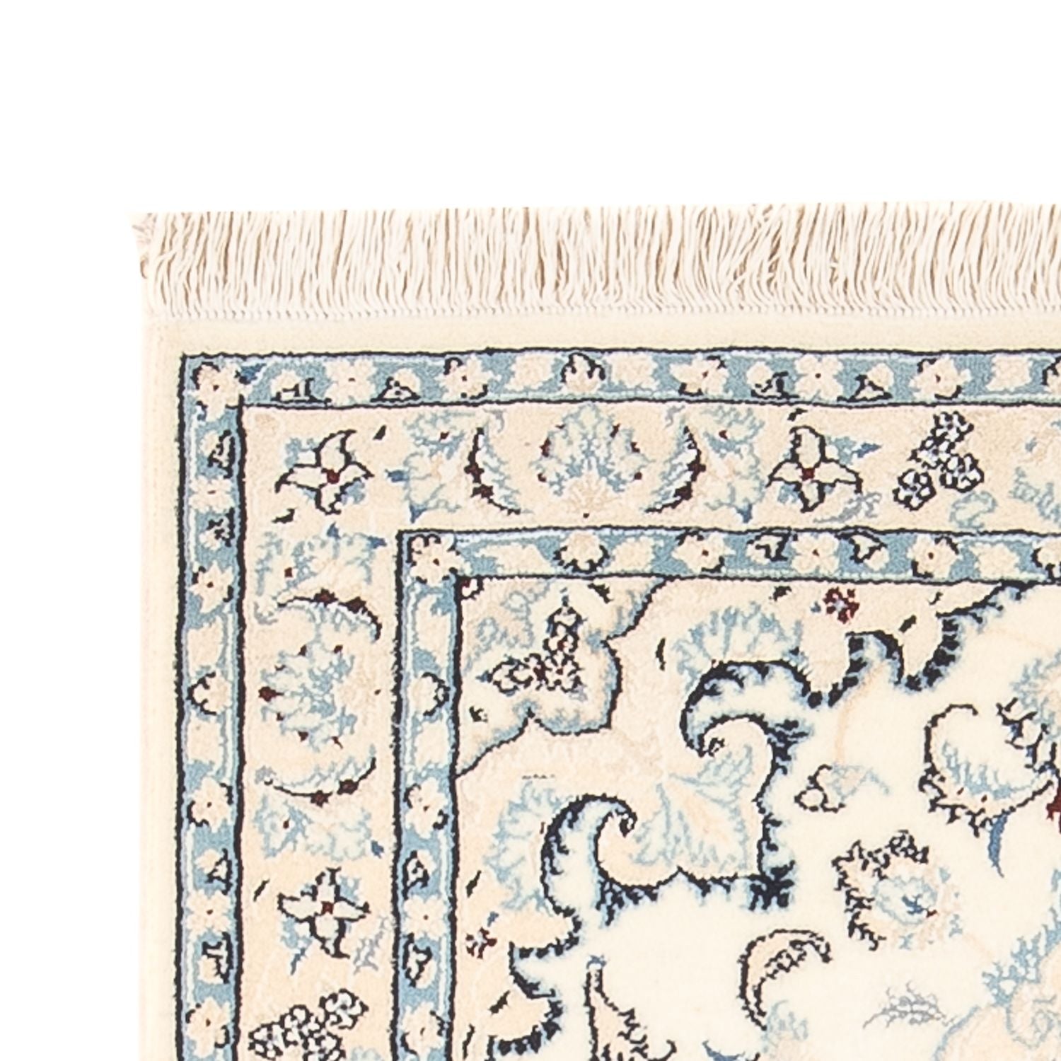 Perserteppich - Nain - Premium - 101 x 67 cm - creme