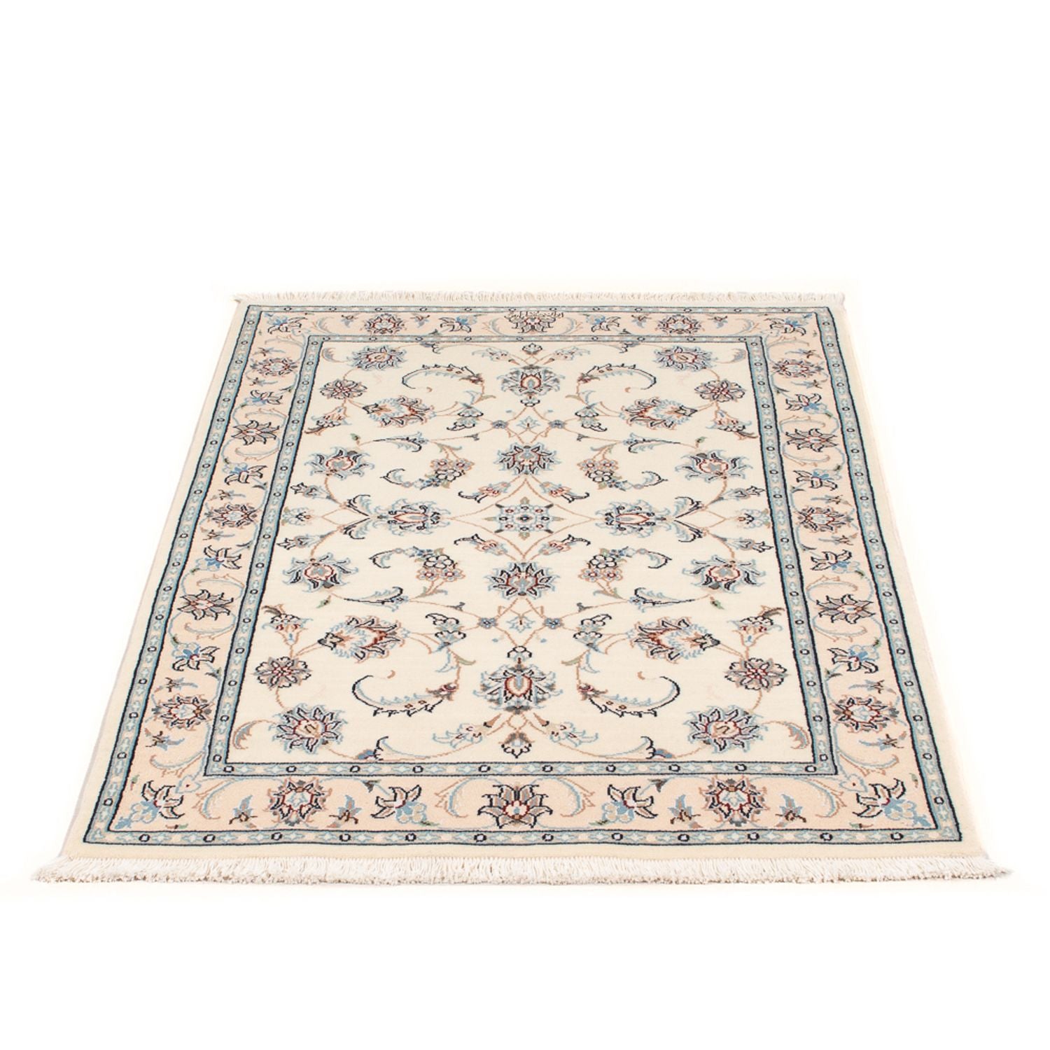 Perserteppich - Nain - Premium - 118 x 80 cm - creme