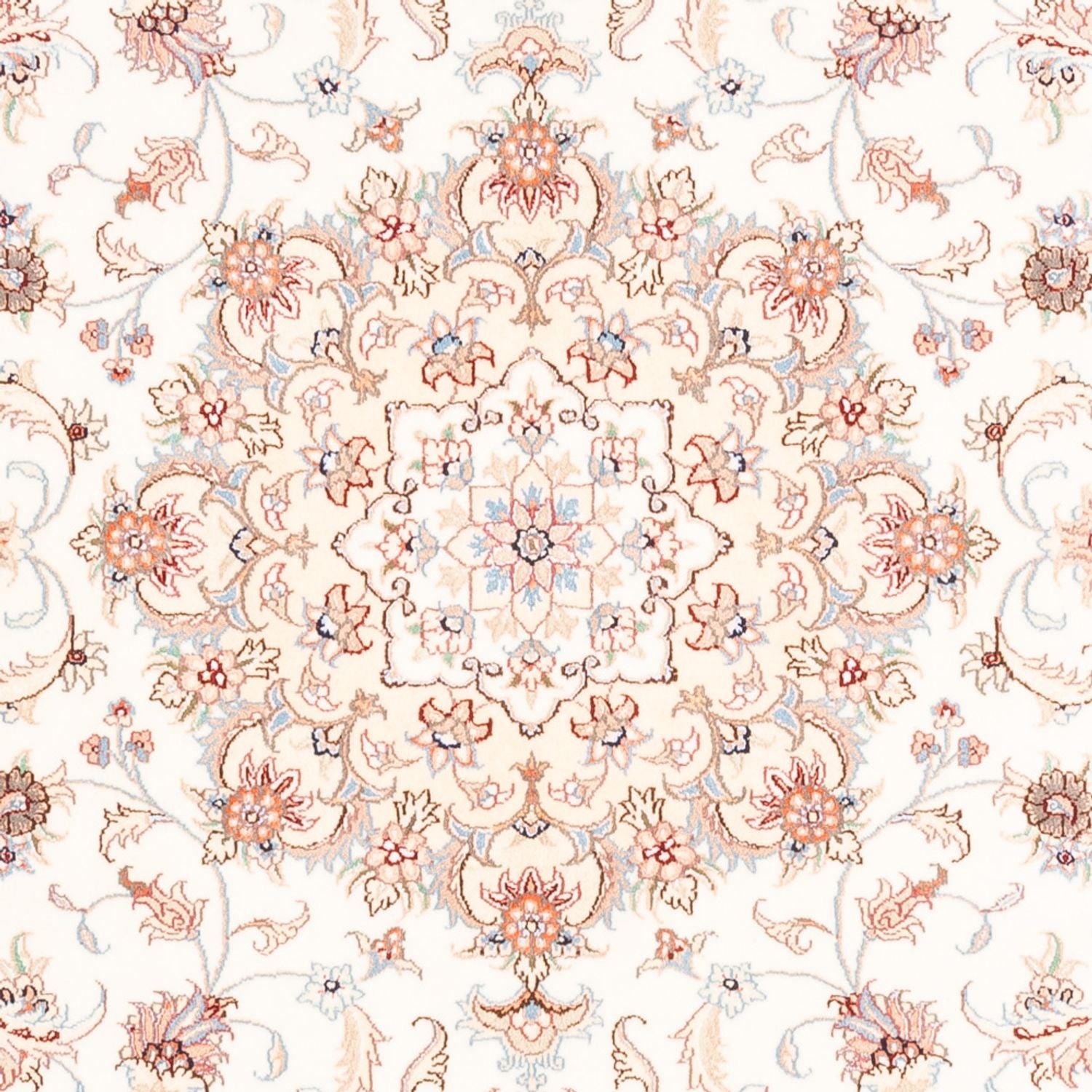 Perserteppich - Täbriz - 196 x 153 cm - creme