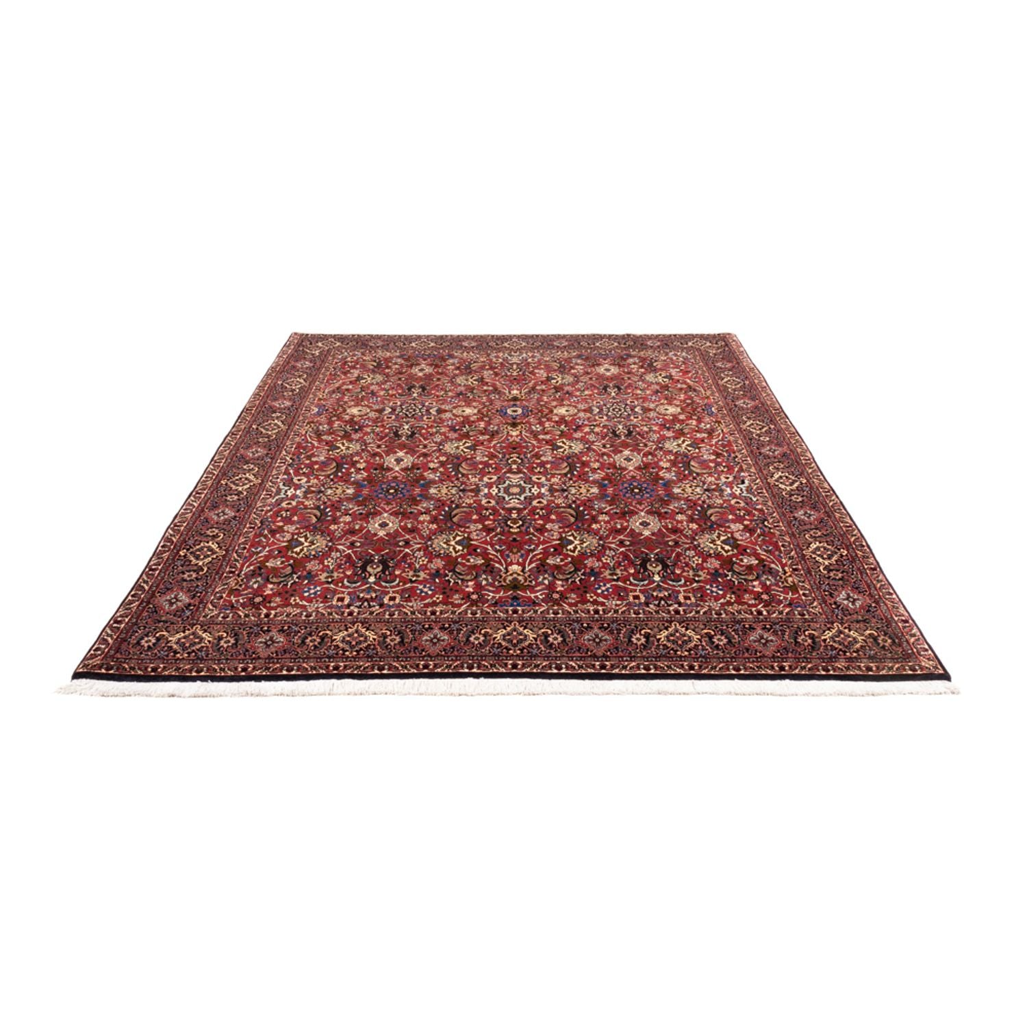 Perserteppich - Bidjar - Royal - 246 x 197 cm - bordeauxrot